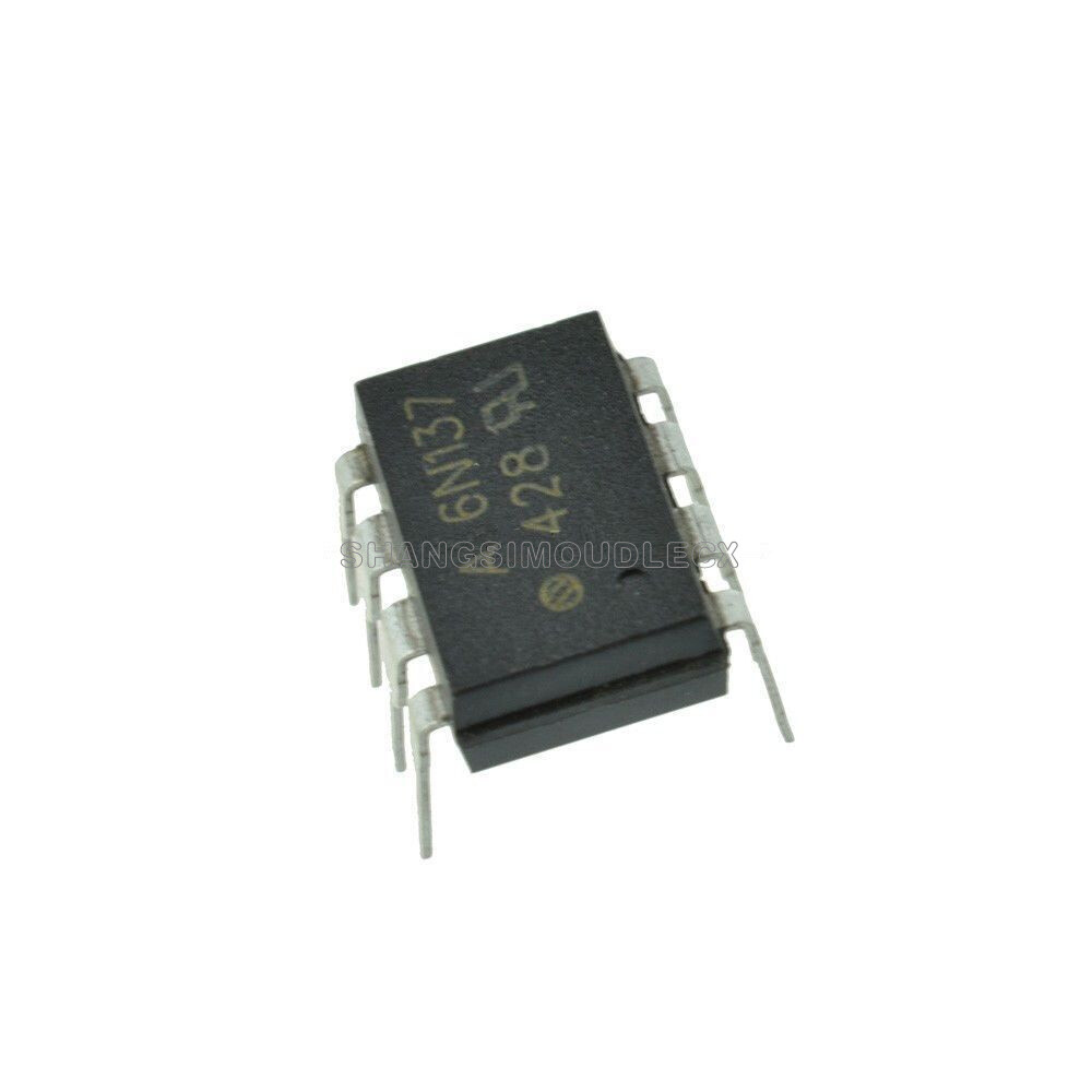 10PCS 6N137 DIP8 FSC ISOLATOR 2.5KVRMS 1CH OPEN NEW