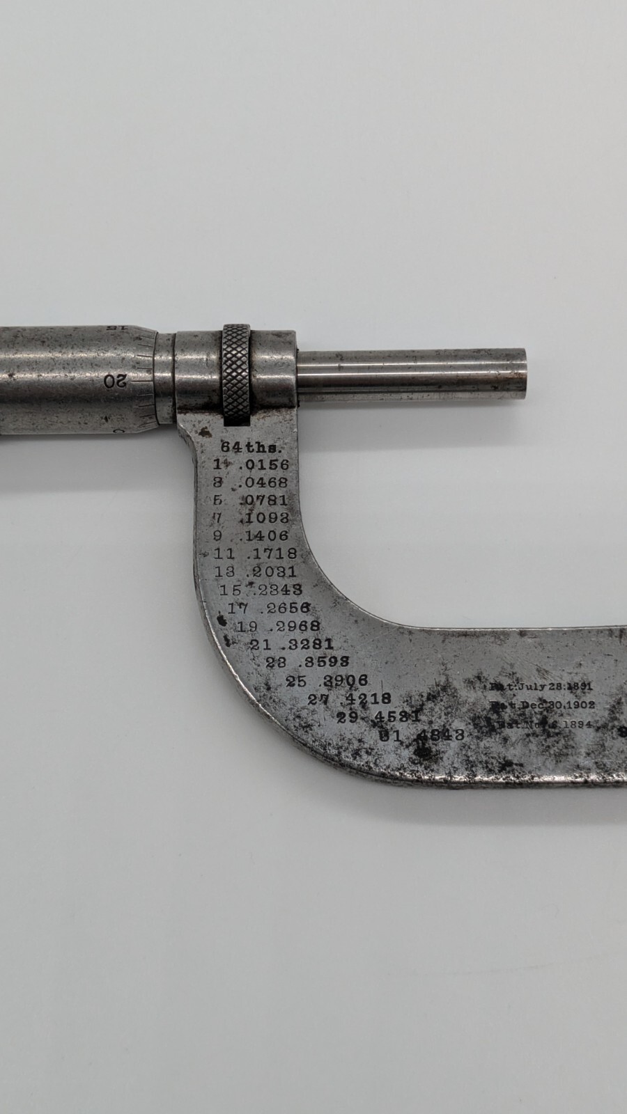 BROWN & SHARPE No. 47 OUTSIDE MICROMETER