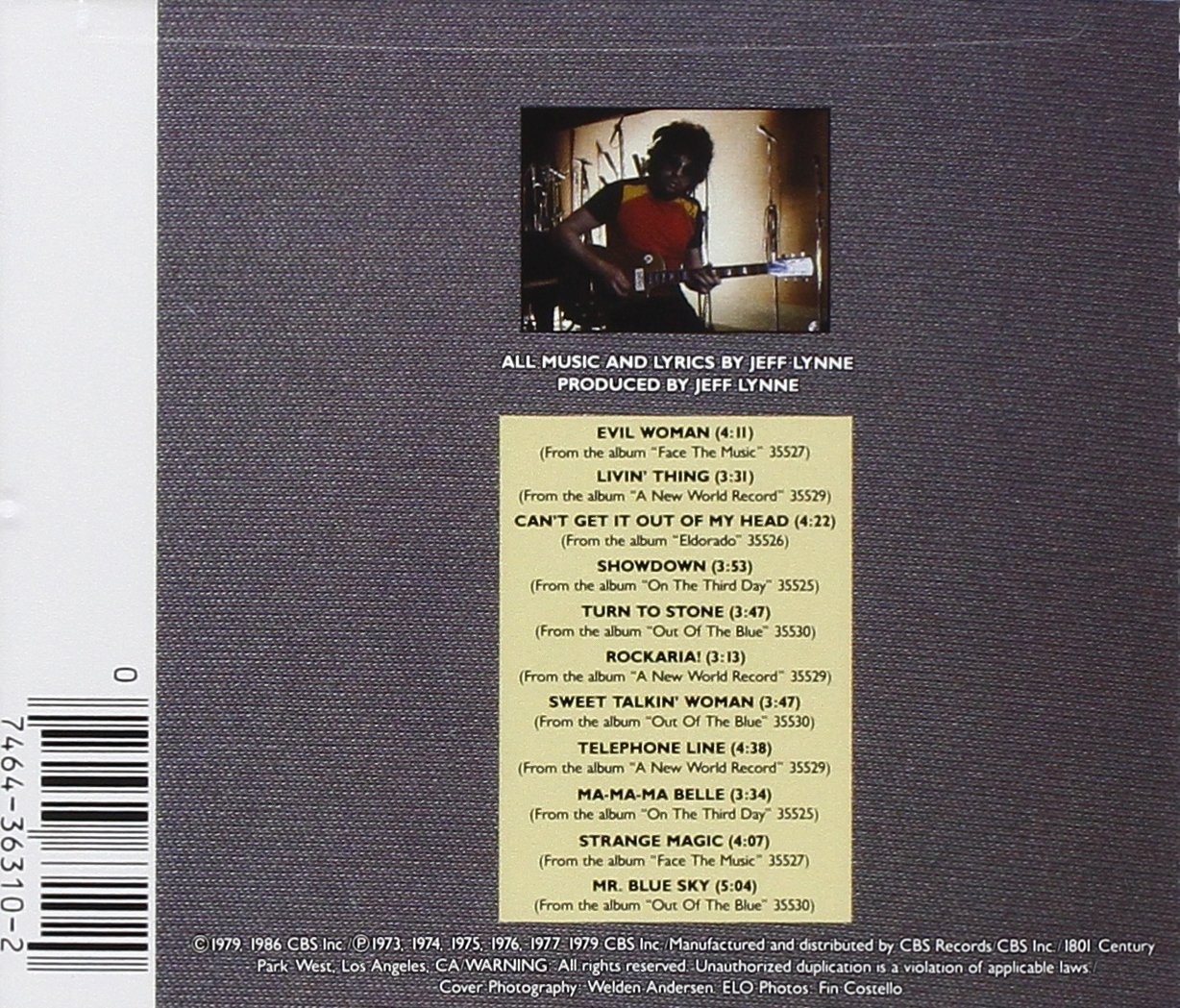 Electric Light Orchestra ELO's Greatest Hits (CD)