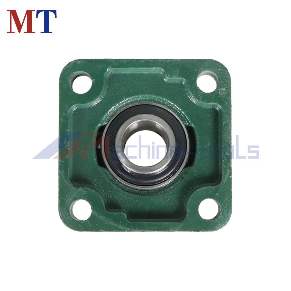 10 Pack UCF205-16 Pillow Block Flange Bearing 1" Bore 4 Bolt Solid Base