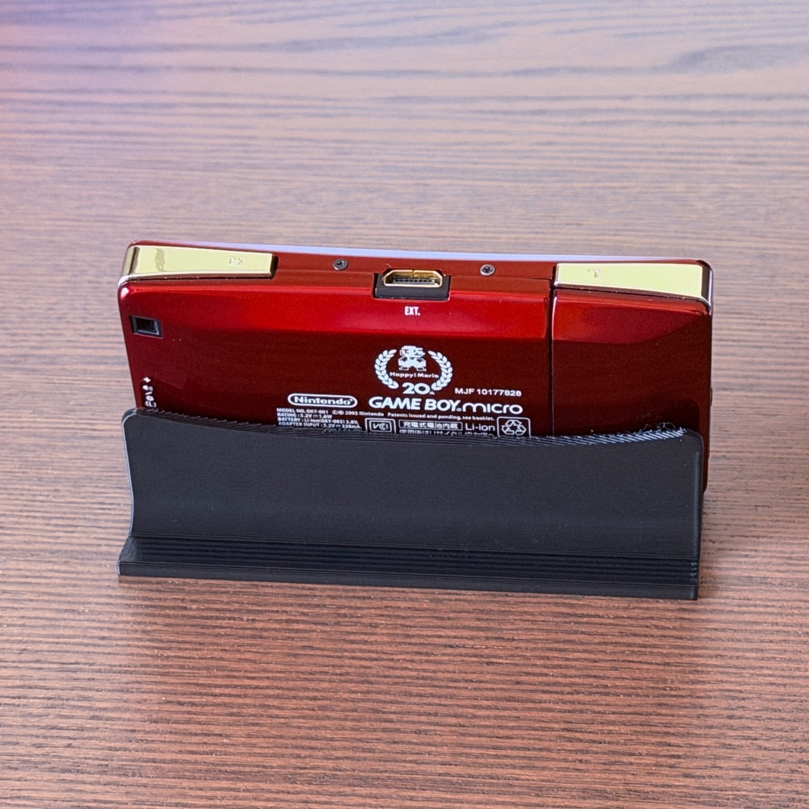 GameBoy micro Display Stand | Minimalist Holder for Game Boy Micro