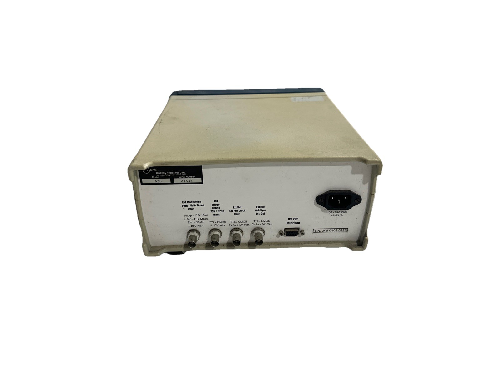 Berkeley Nucleonics 630 Function/ Arbitrary Waveform Generator BNC