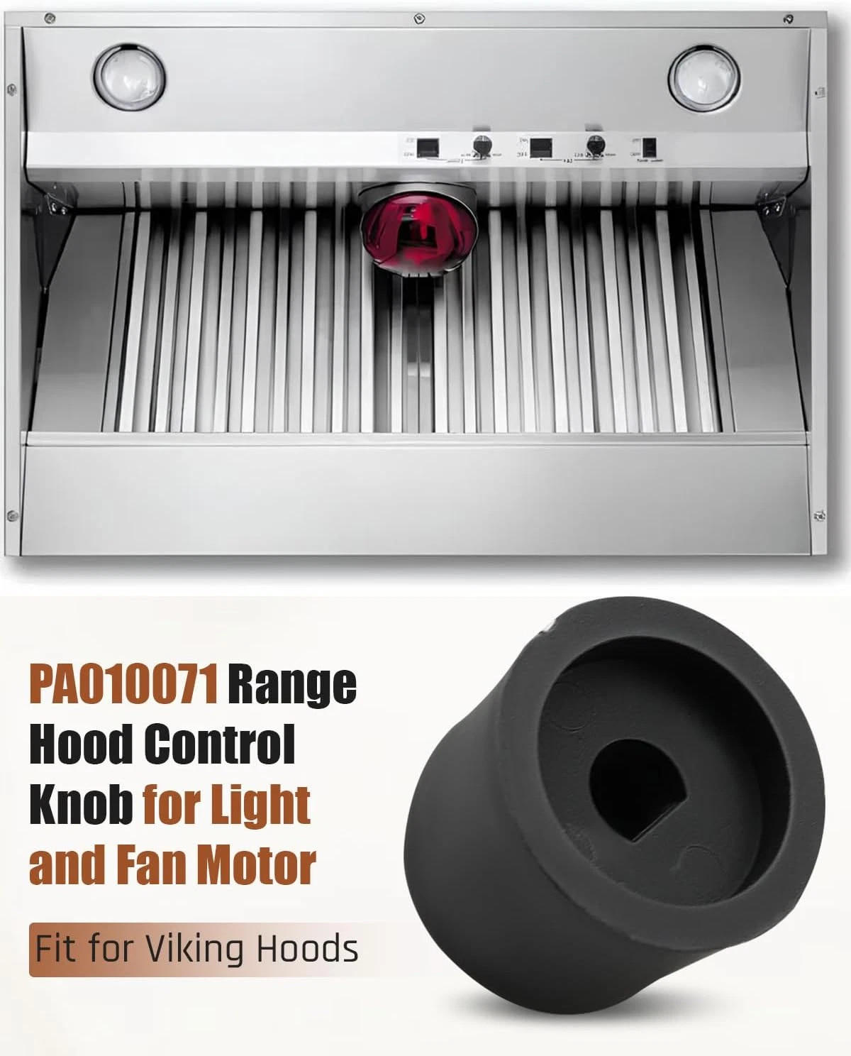 New PA010071 Light and Fan Motor Control Knob for Viking