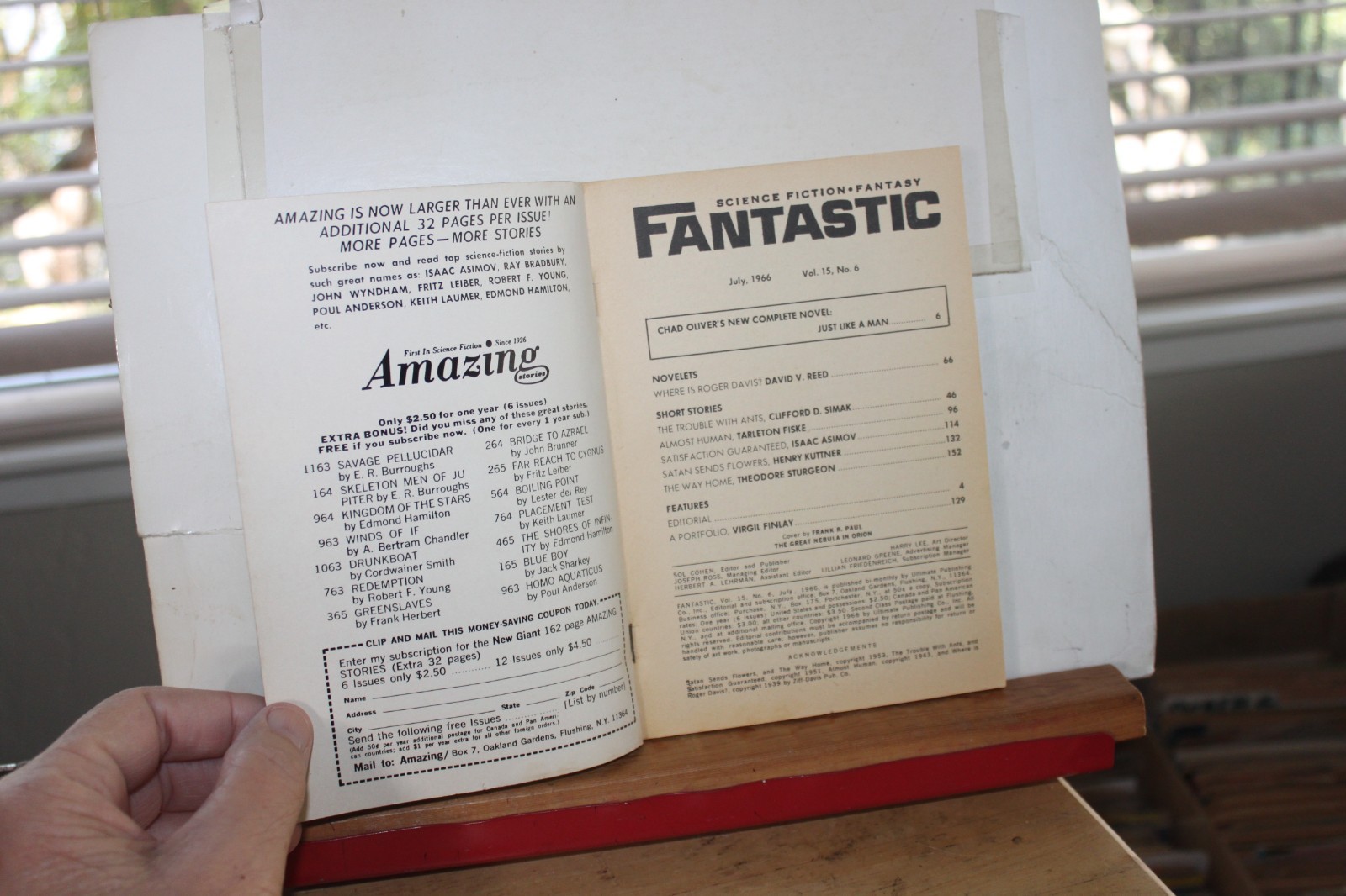 Fantastic Stories July 1966 Asimov