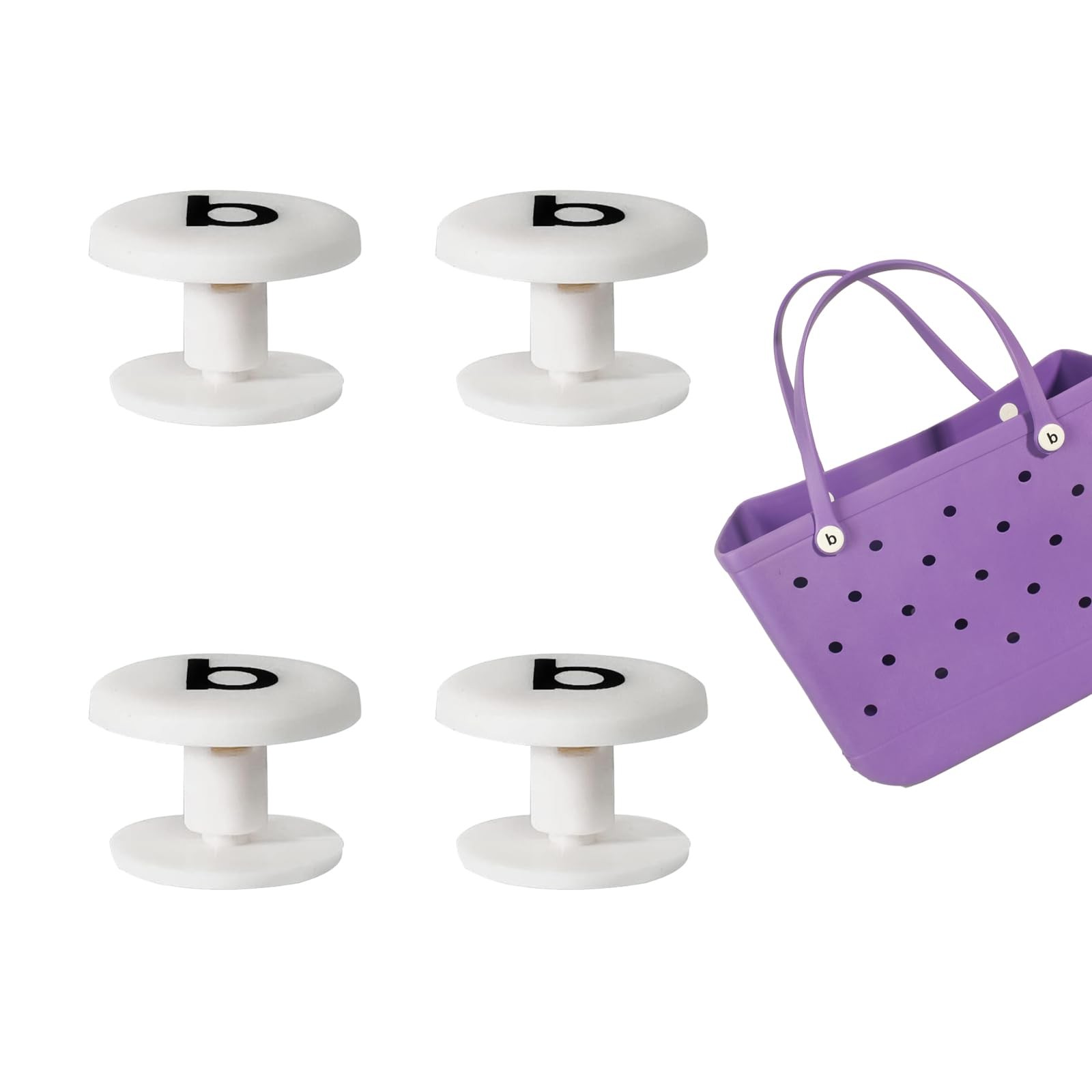 4 PCS Beach Bag Replacement Rivets for Bogg Rivet Replacements "b" Style