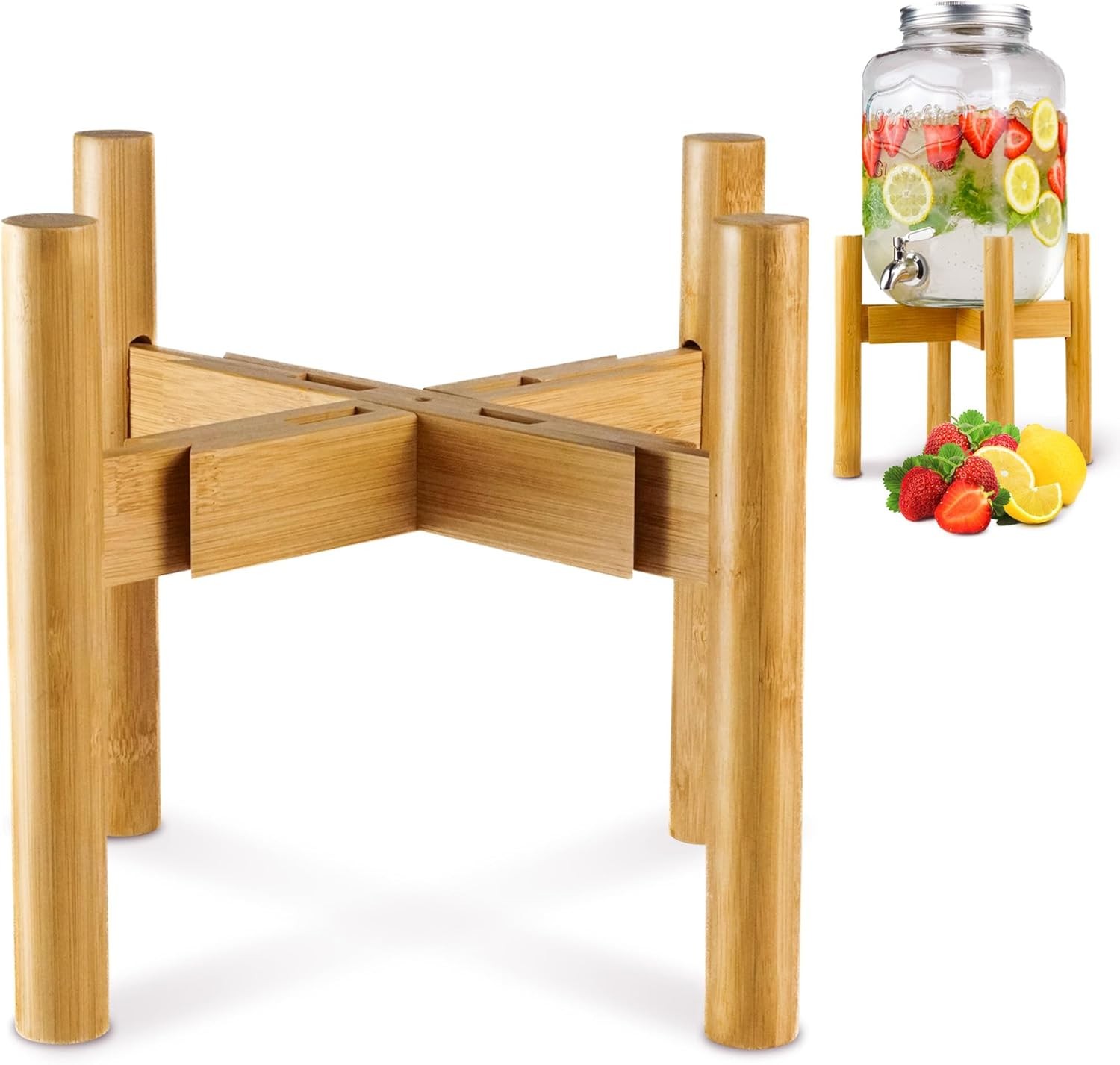 Adjustable Water Dispenser Stand for 5 Gallon Bottle (8-10 Inch Fit) Beverage...