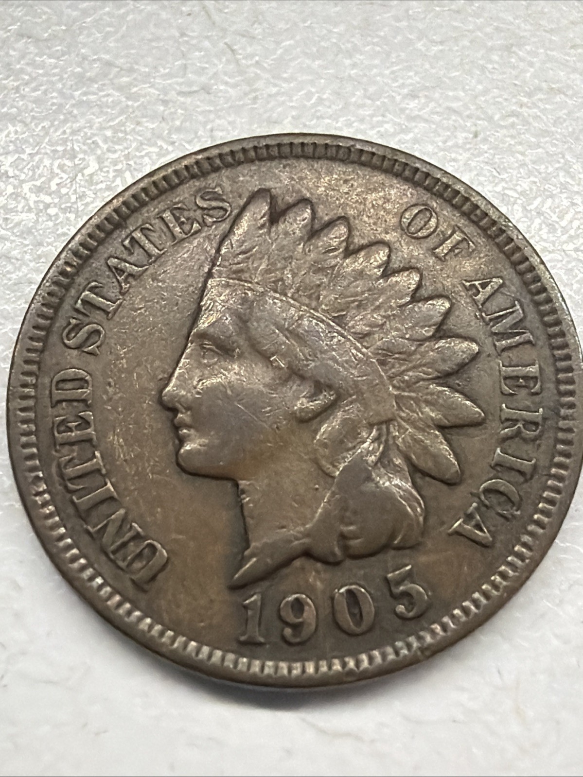 1905 Indian Head Penny Actual Coin. Get It Today With Free Shipping