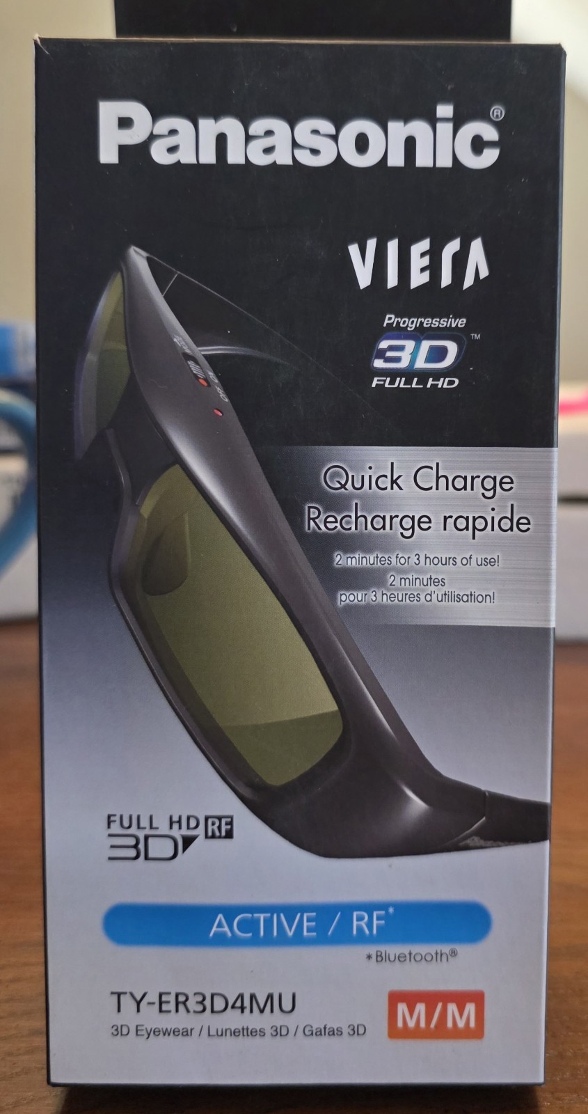 NEW Panasonic Viera 3D Glasses TY-ER3D4MU