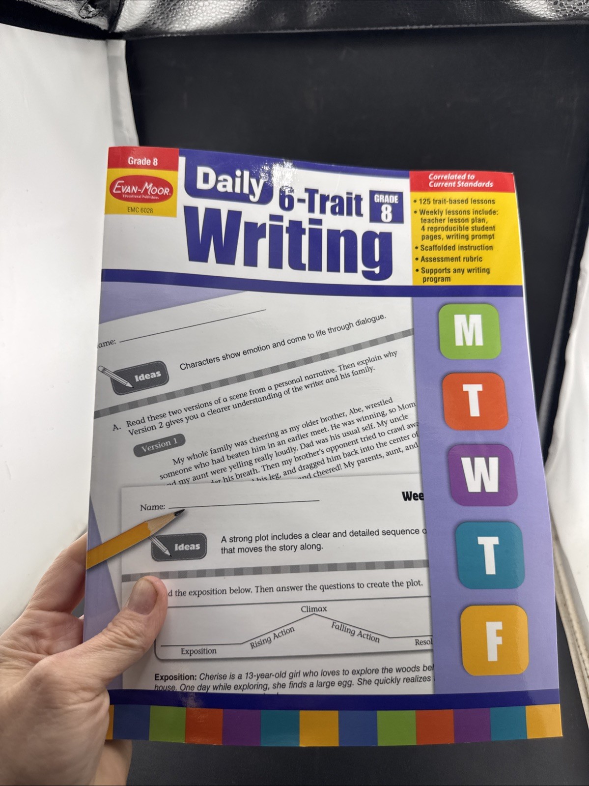 Daily 6-Trait Writing, Grade 8 Teacher Edition, VERY GOOD - SEE PHOTOS