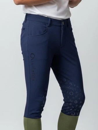 Quadriga [BOND] Eyelet Culottes for Men / Logo G
