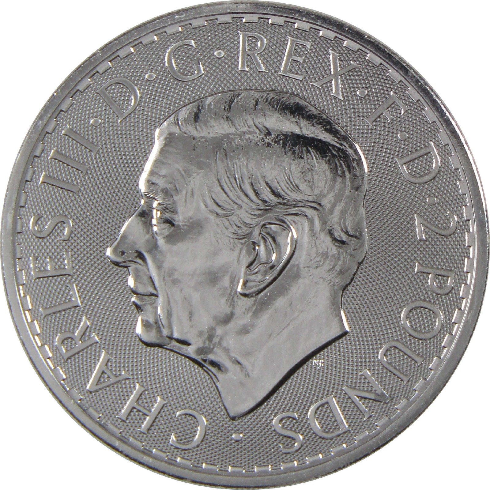2025 UK Britannia BU Brilliant Uncirculated 1 oz .999 Silver £2 Coin