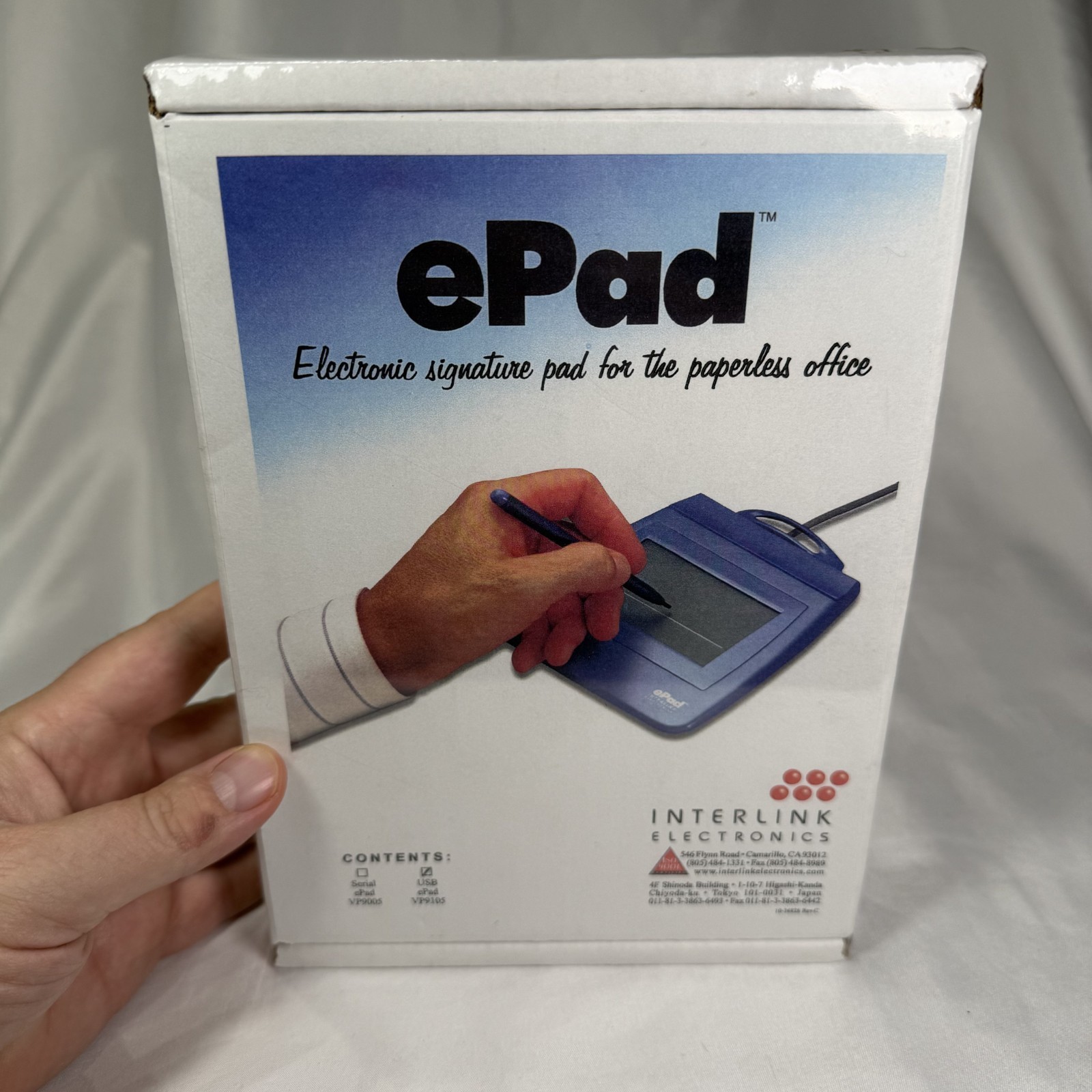 Interlink Electronics ePad USB ePad VP 9105 Electronic Signature Pad - SEALED!
