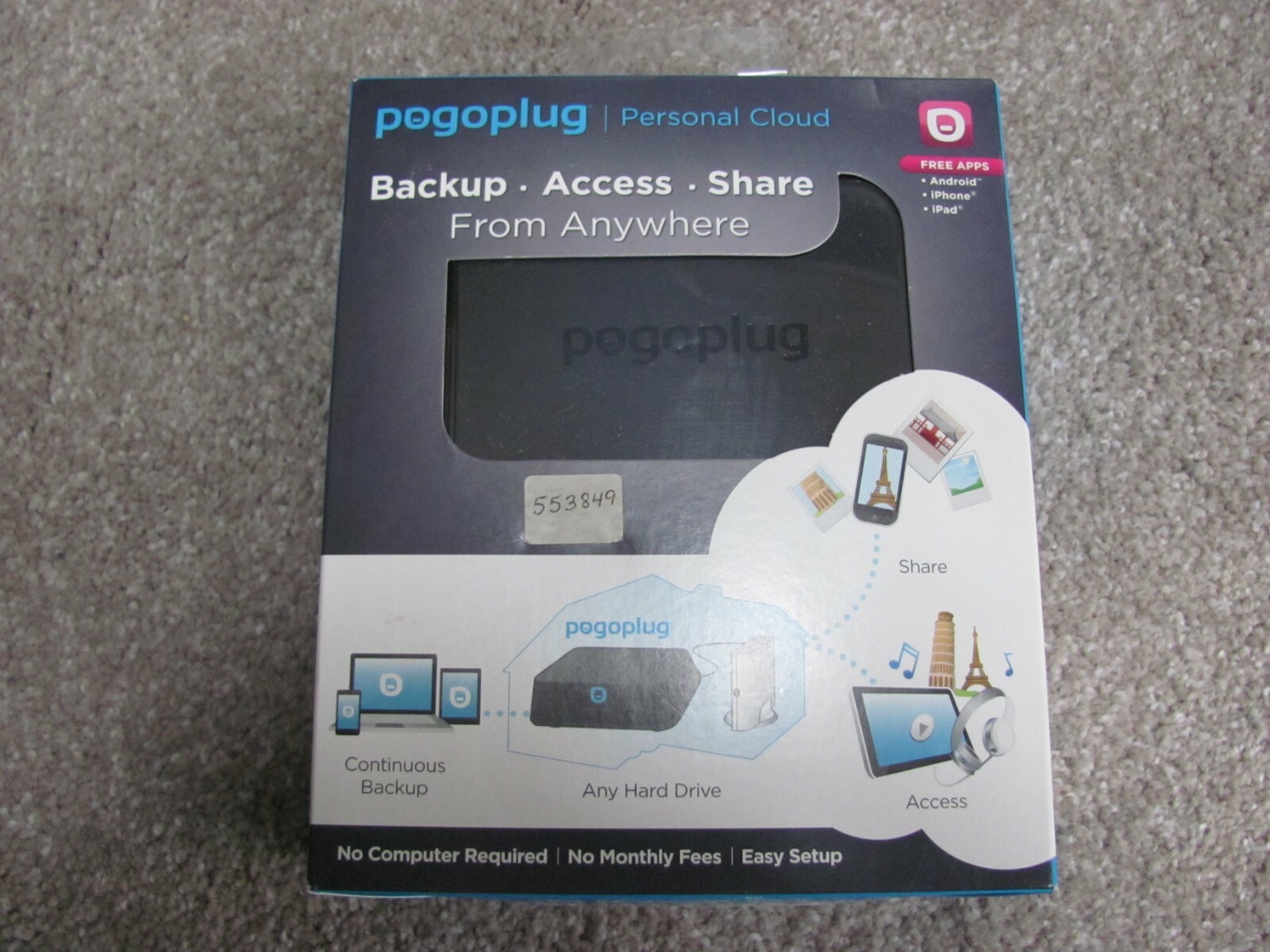 New Pogoplug Personal Cloud Backup, Access, Share from Anywhere POGO-V4-A1-04