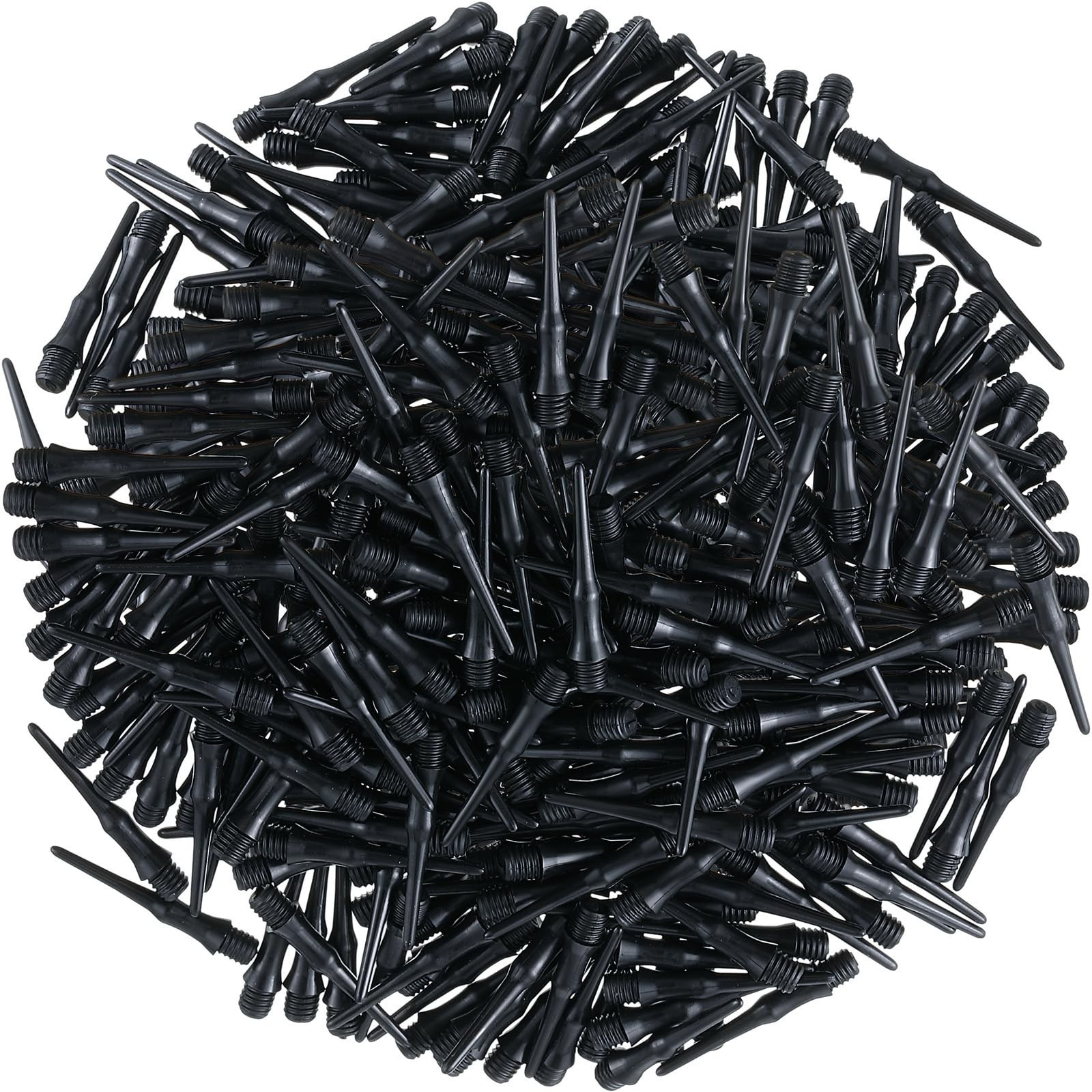 Viorawhite 200 Pack 2BA Thread Soft Tip Dart Points Plastic Replacement Dart ...