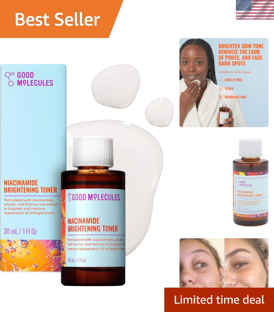 Niacinamide Brightening Toner - Toner for Face with Niacinamide and Arbutin f...