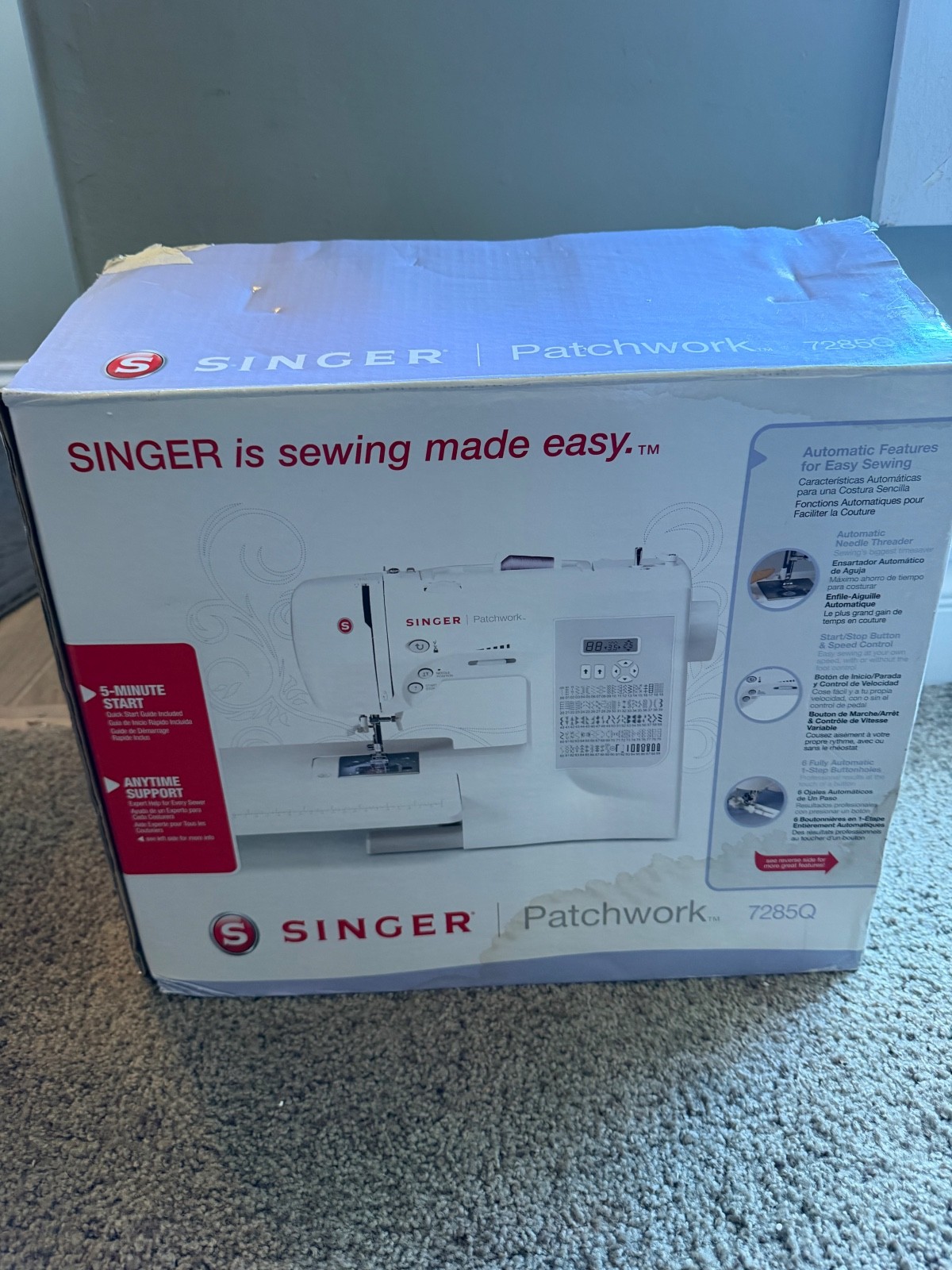 SINGER Patchwork 7285Q Sewing Machine 100 Stitches Auto Threader