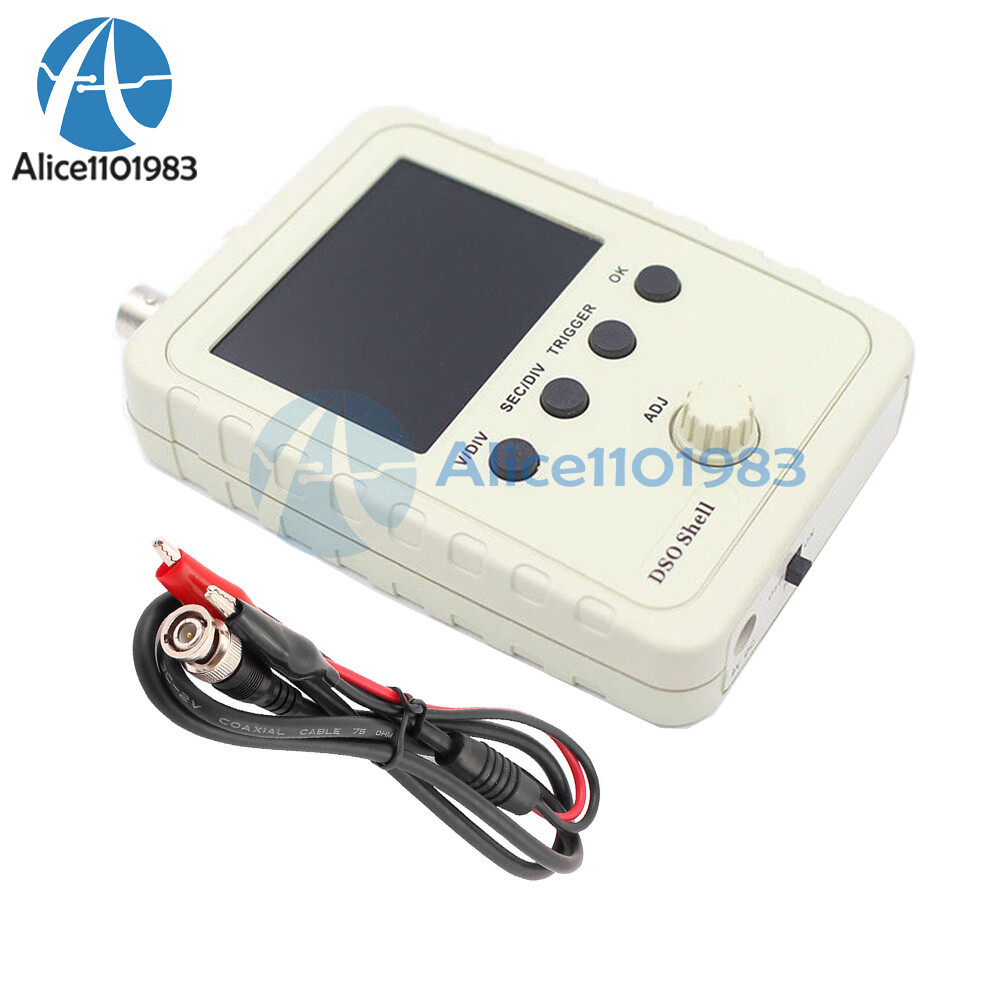 Assembled Digital Oscilloscope 2.4 inch LCD Display with Probe Clip