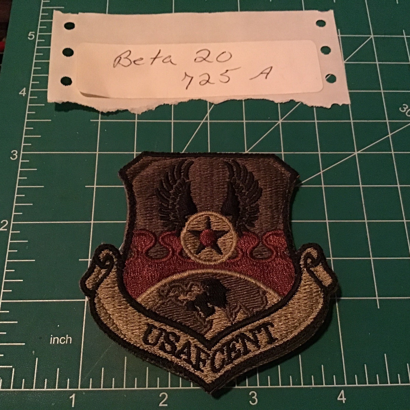 USAF Air Force Central Command USAFCENT OCP w/ HOOK ~3" patch m/e