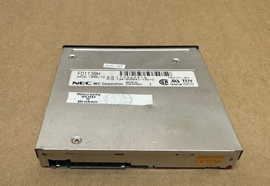 NEC FD1139H 3.5in Square Floppy Disk Drive