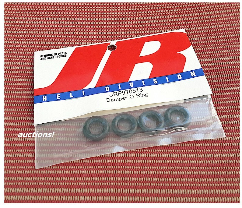 Vintage RC JR Heli Helicopter JRP970518 Damper O-Ring V5 Vibe 50 Old Stock 4pcs