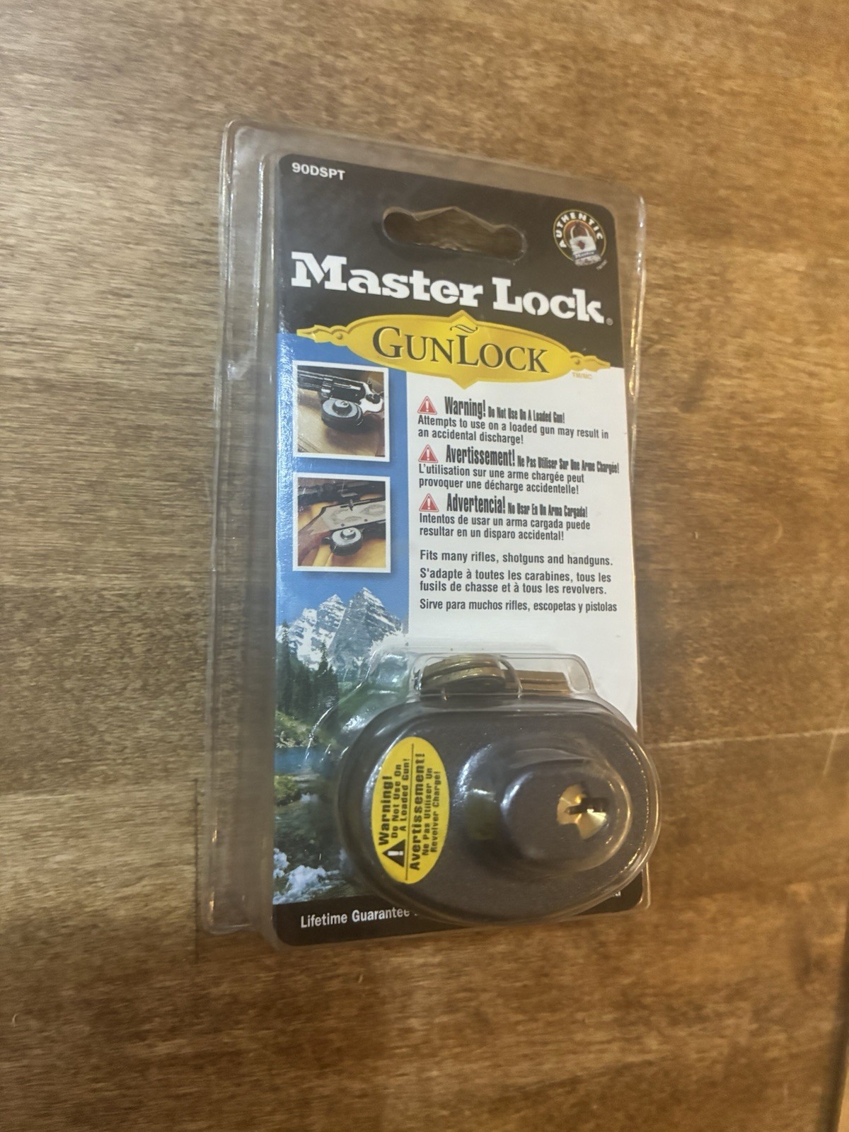 Master Lock 90DSPT Keyed Gun Trigger Lock, 1 Pack Gun Lock With 2 Keys NEW
