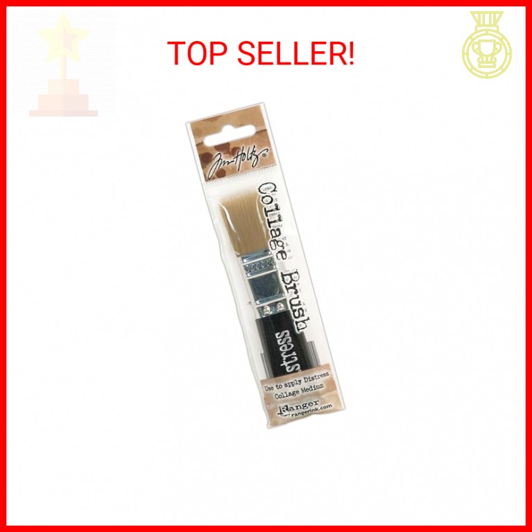 Ranger TDA50872 Tim Holtz Distress Collage Brush-3/4, 3/4"