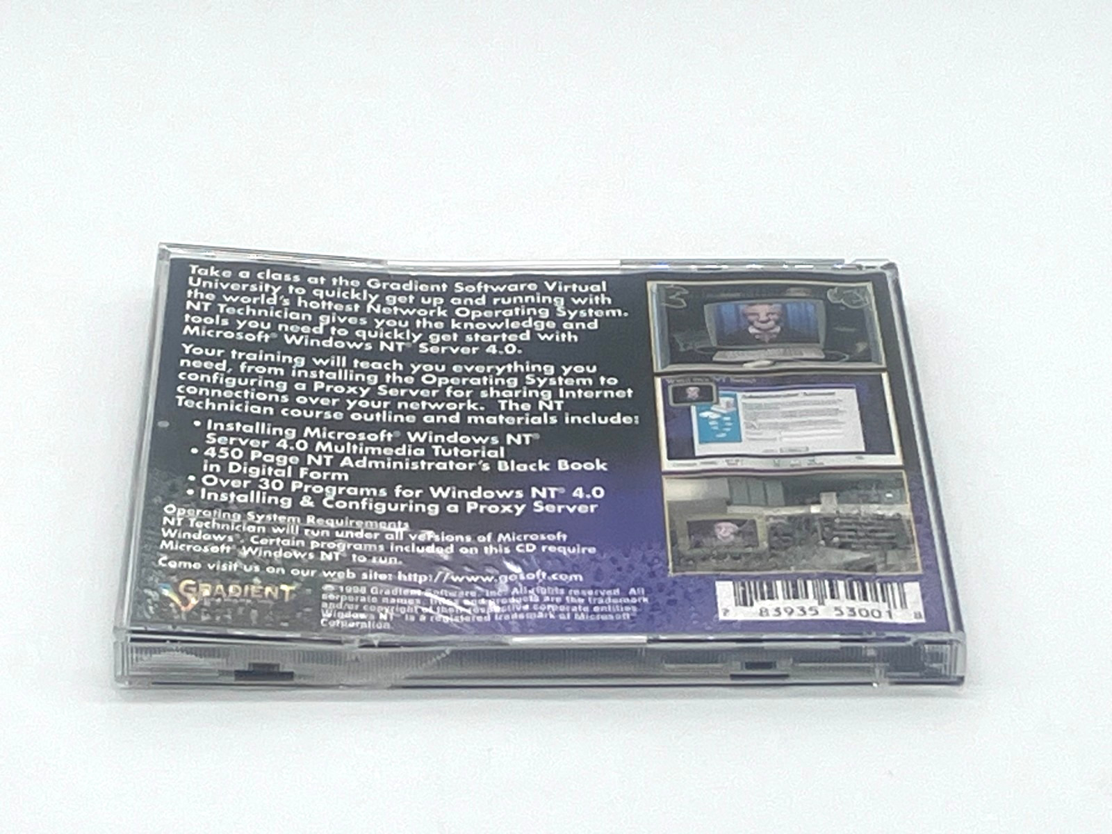 OBSOLETE SOFTWARE WINDOWS 98 NT TECHNICIAN GRADIENT INC