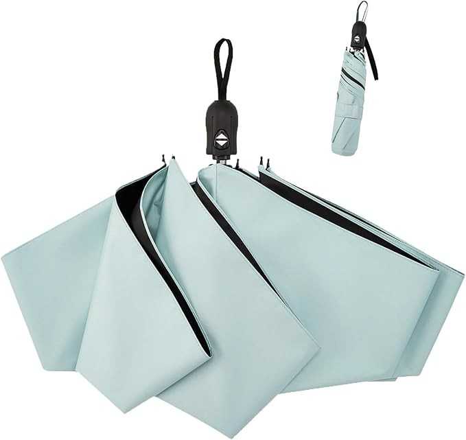 High-Quality Japanese Parasol Lightweight One-Touch Operation Light blue 177293