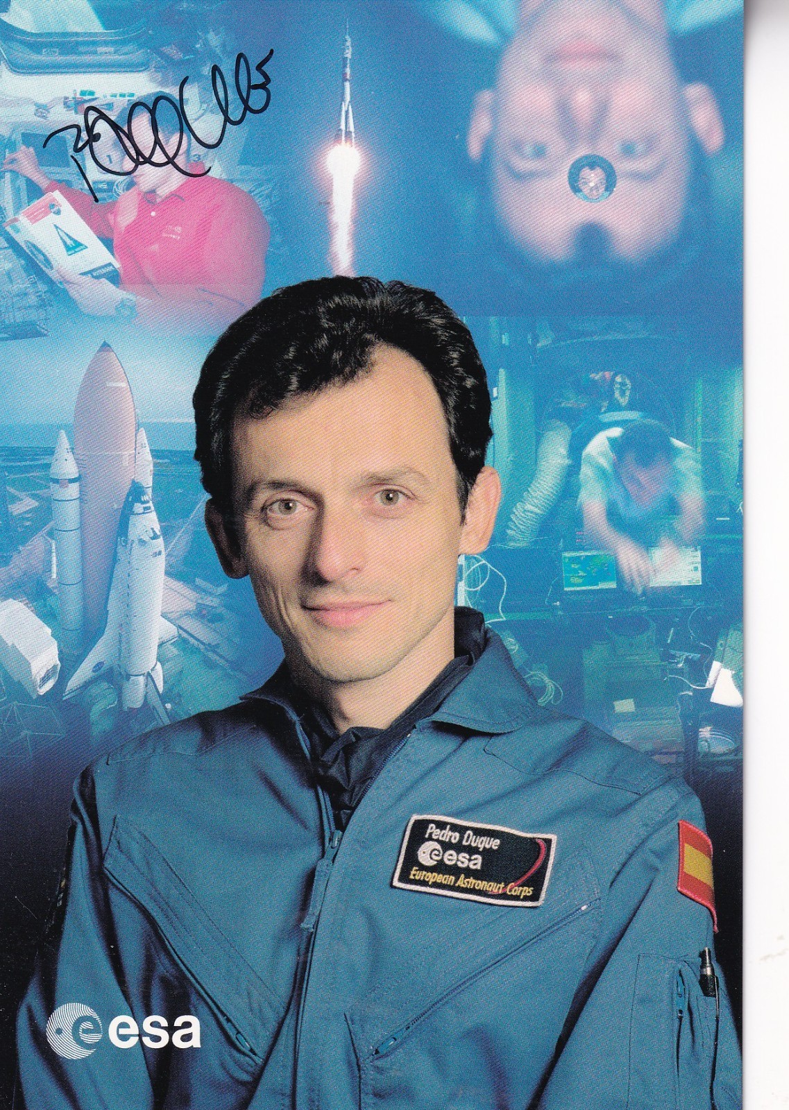 Autograph - Pedro Duque (Space) - ESA Astronaut