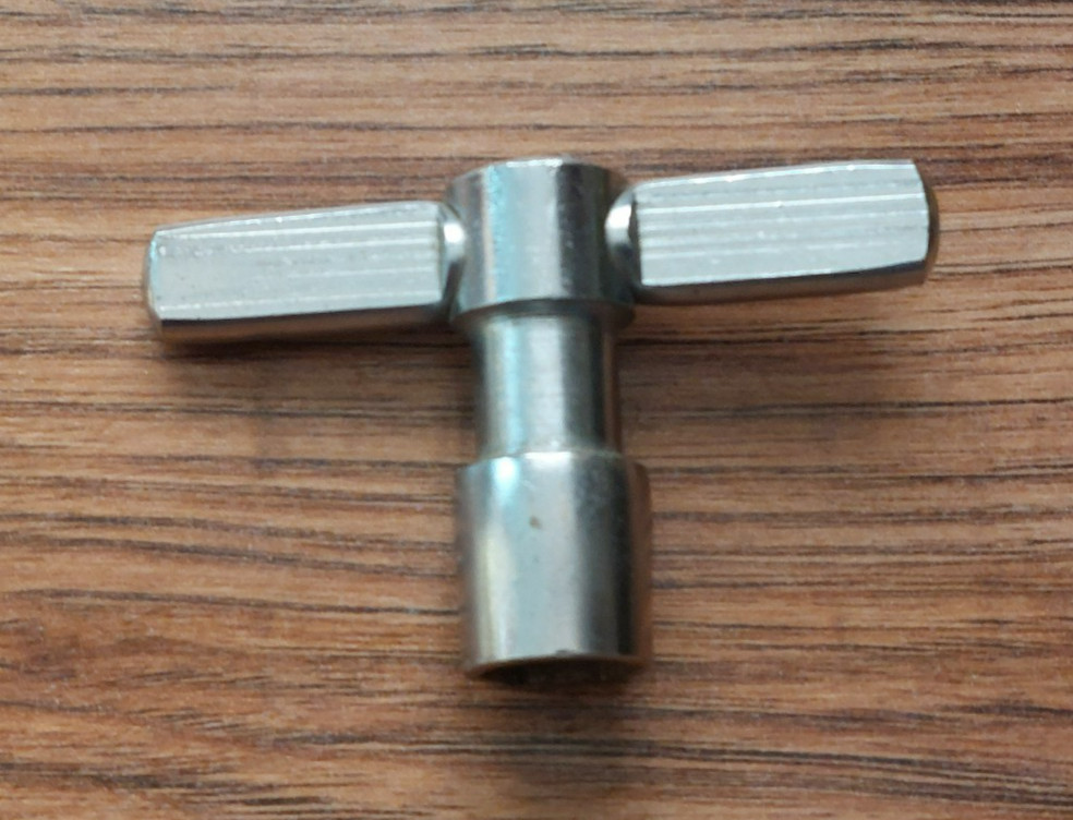 Vintage Unbranded (MIJ?) 3/8" or 10mm Hex Drum Tuning Key Wrench (617)