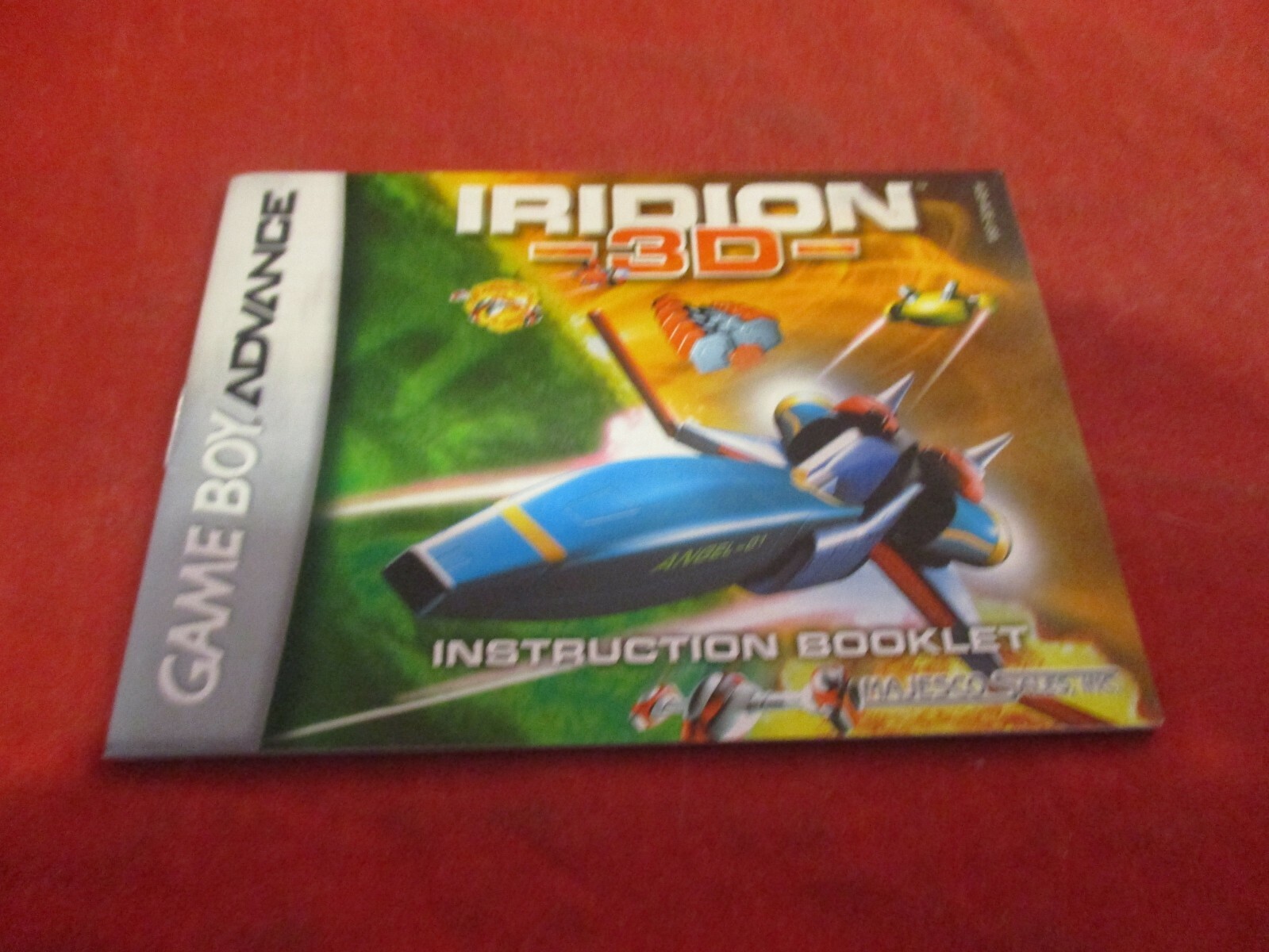 Iridion 3D Nintendo Game Boy Advance Instruction Manual Booklet ONLY