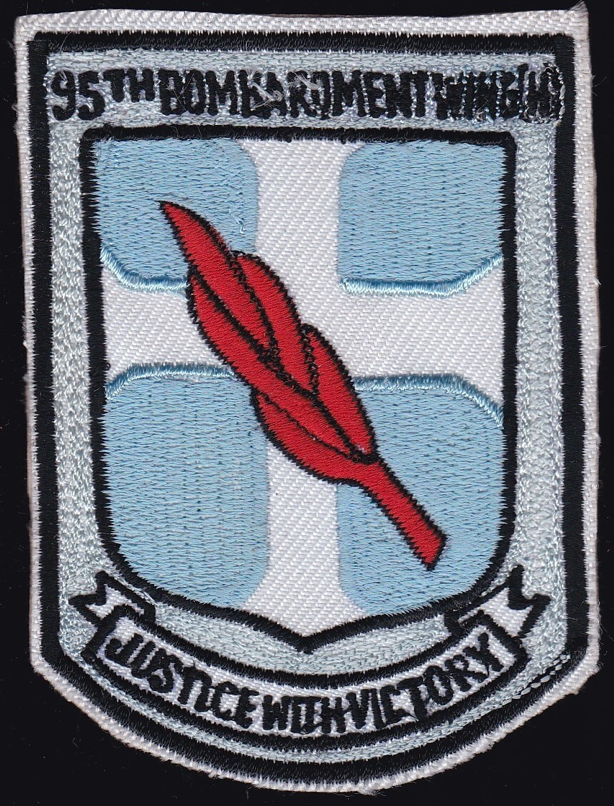 USAF 95th Bombardment Wing Heavy V2 Patch N-17