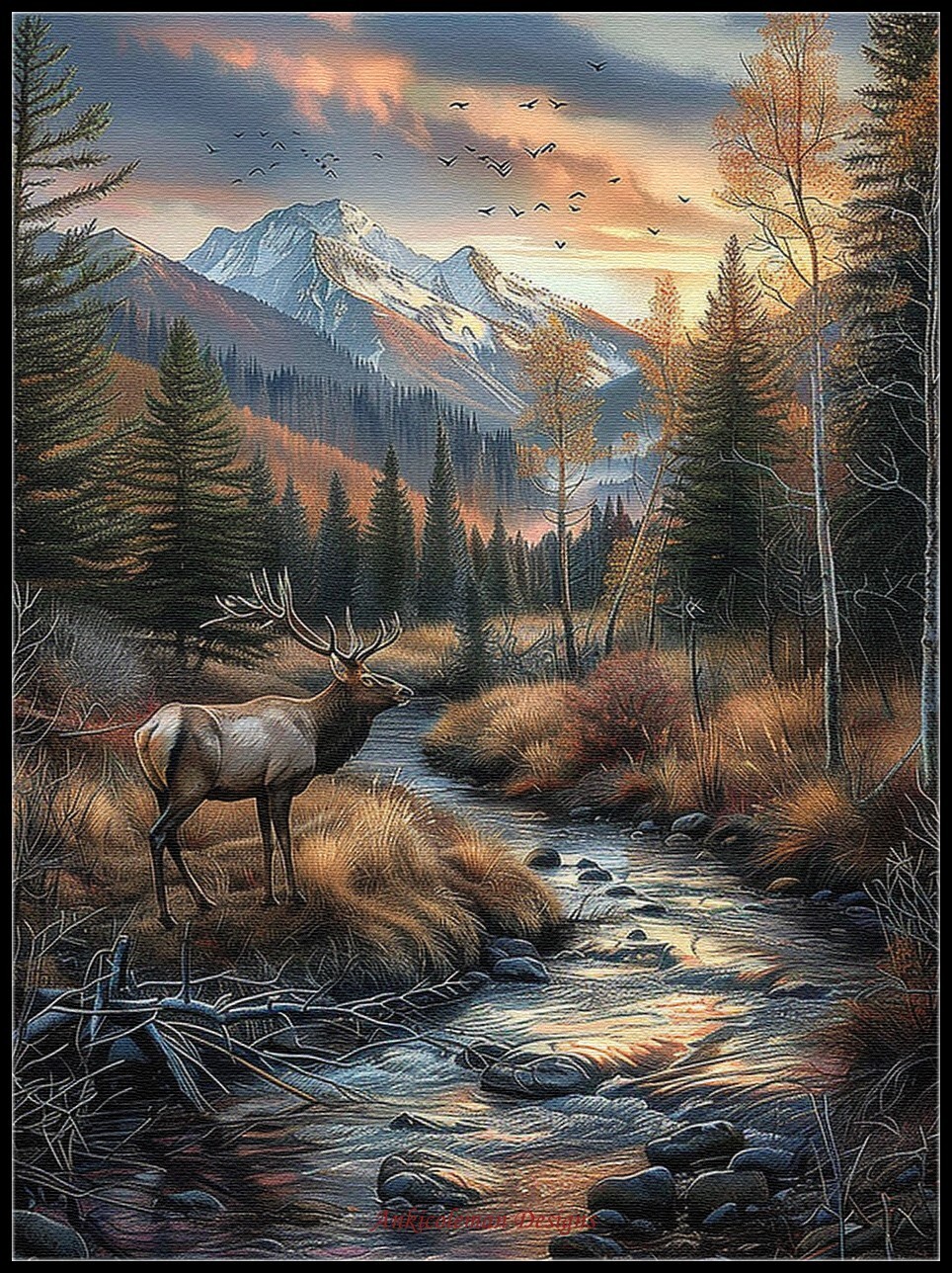 A Wanderers Dream 2 - Counted Cross Stitch Patterns - Color & BW Symbols
