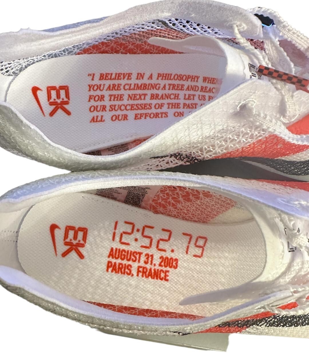 Nike Air Zoom Victory EK Kipchoge White Chile Red FJ0668-100 Mens Size 13