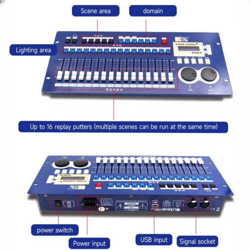 Night Club Dmx 512 Controller Professional Disco Party Stage Lighting Console