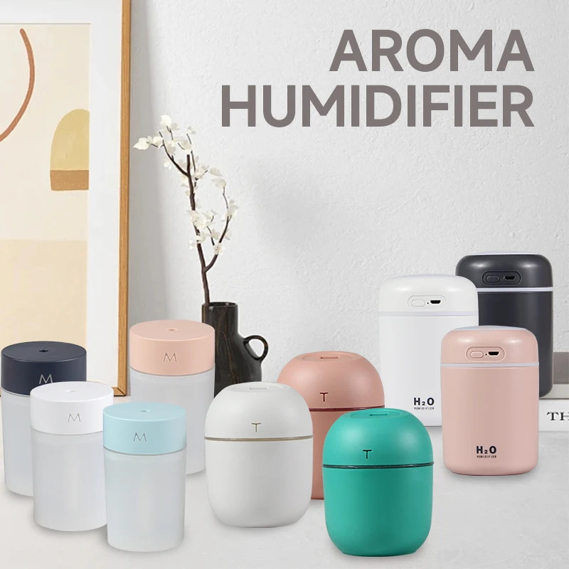 Mini Ultrasonic Air Humidifier Portable USB Aroma Diffuser Car Essential Oil Hum