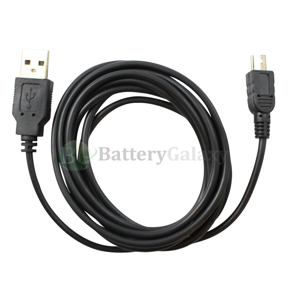 1 2 3 4 5 10 Lot USB 6FT A Male to Mini B Male Printer Scanner Camera Cable Cord
