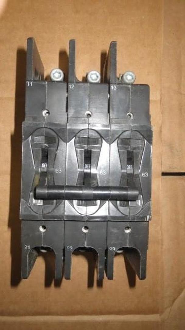 AIRPAX BREAKER F.L. AMPS 63 WITH 3 POLE 600 VAC