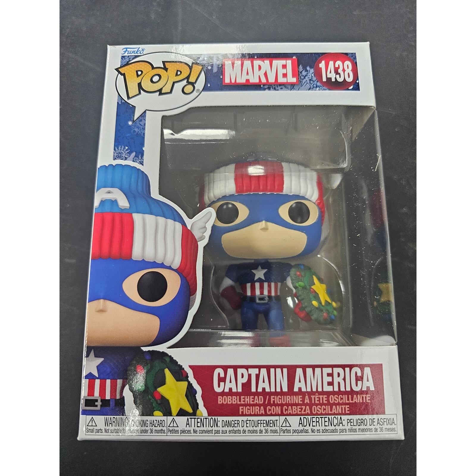 Marvel #1438 Captain America  with shield Funko Pop