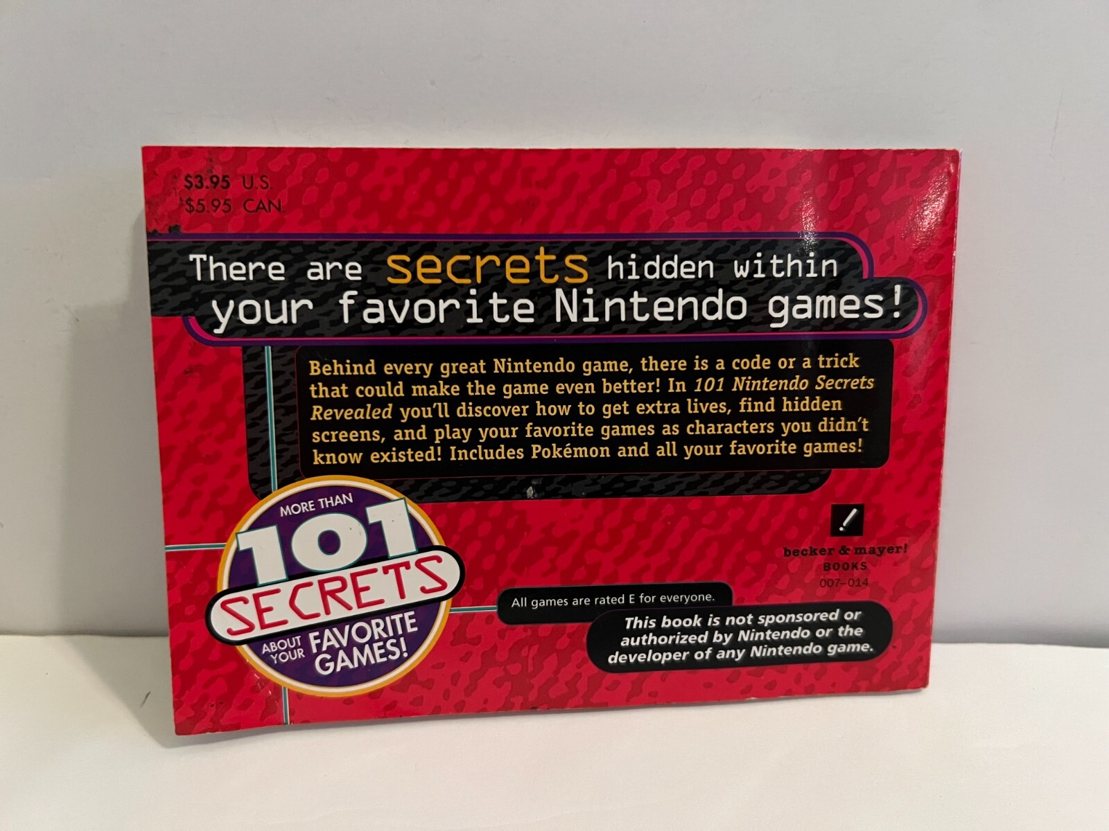 101 Nintendo Secrets Revealed (Paperback: Video Games ) 1999