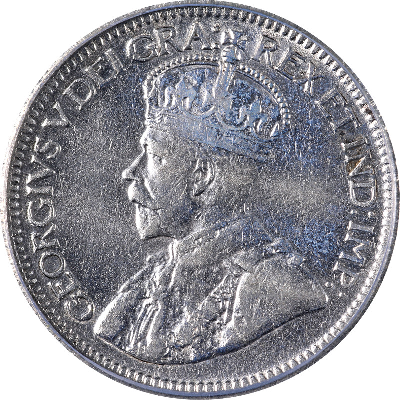 Canada 1934 Ten (10) Cents ICG EF40 Details KM#23a