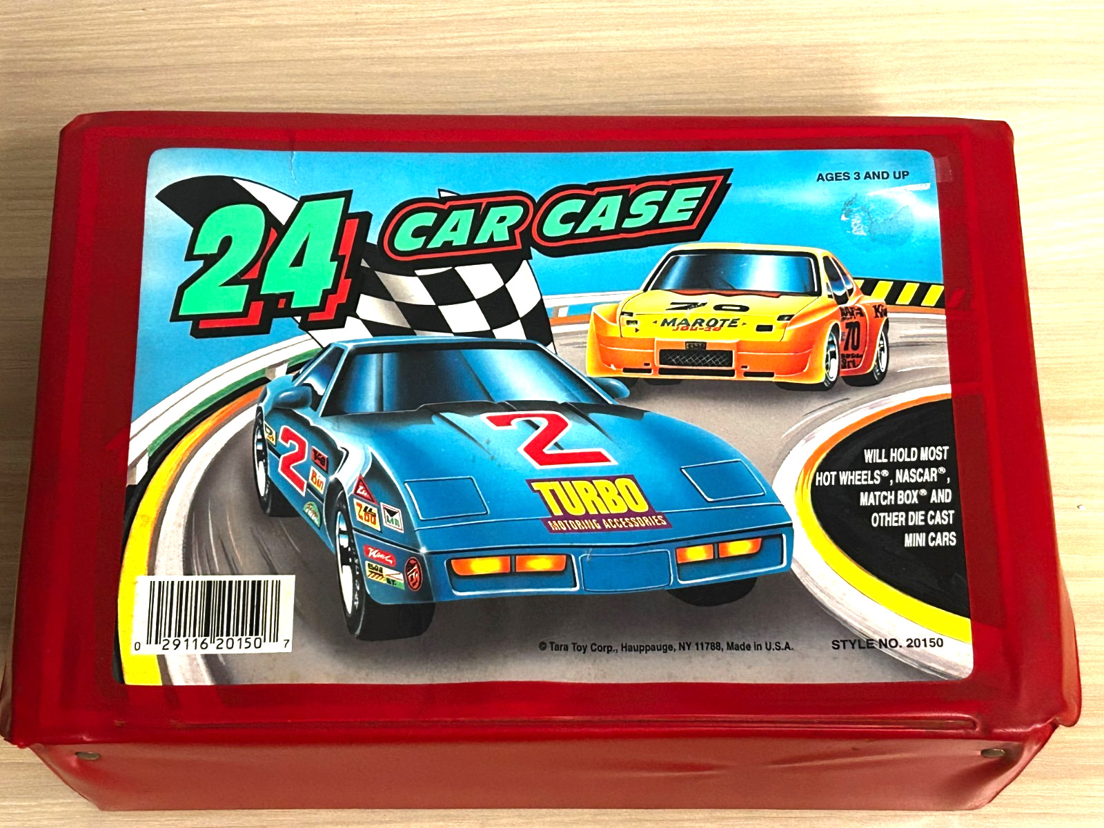 Hot Wheels Matchbox 24 Car Carrying Case By Tara Toys Nice Condition