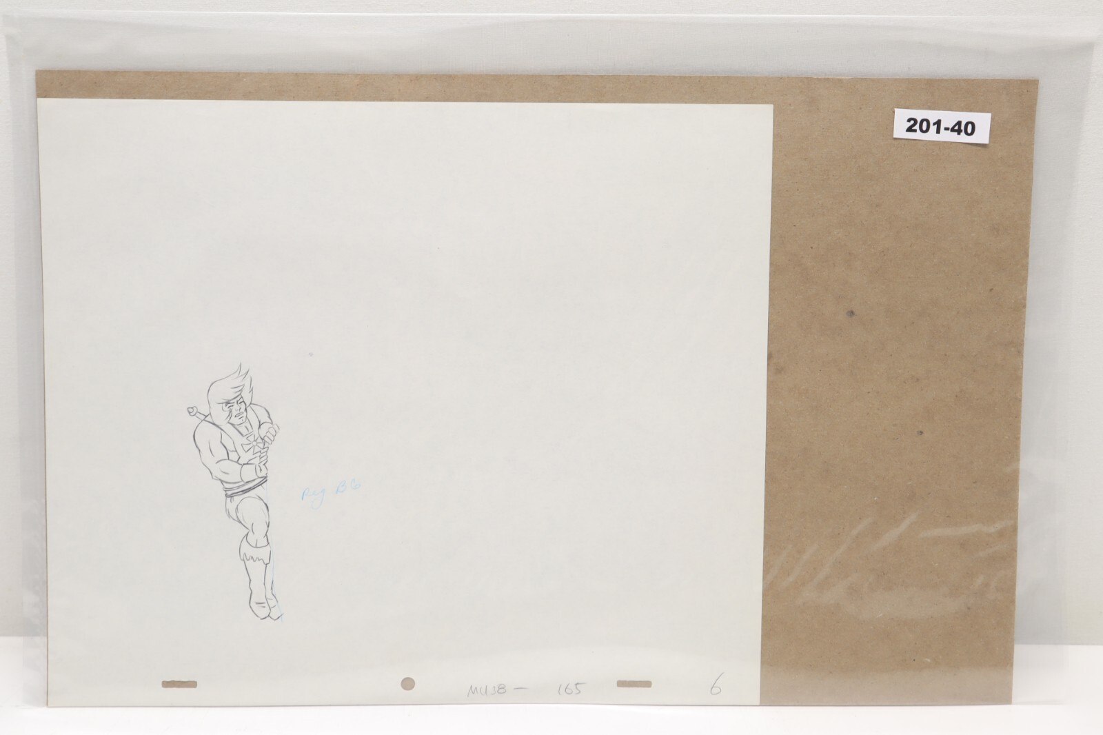 He-Man and the Masters of the Universe Hand Drawn Animation Drawing Art (201-40)