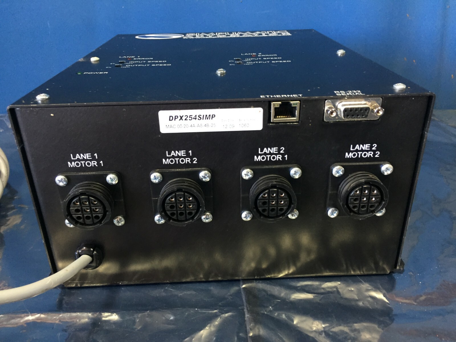 SIMPLIMATIC AUTOMATION DPX254SIMP MAC-00-20-4A-A8-4B-25 CONTROLLER