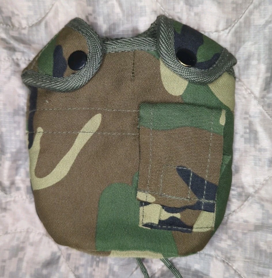 Canteen Cover Woodland Alice Clips Military Surplus
