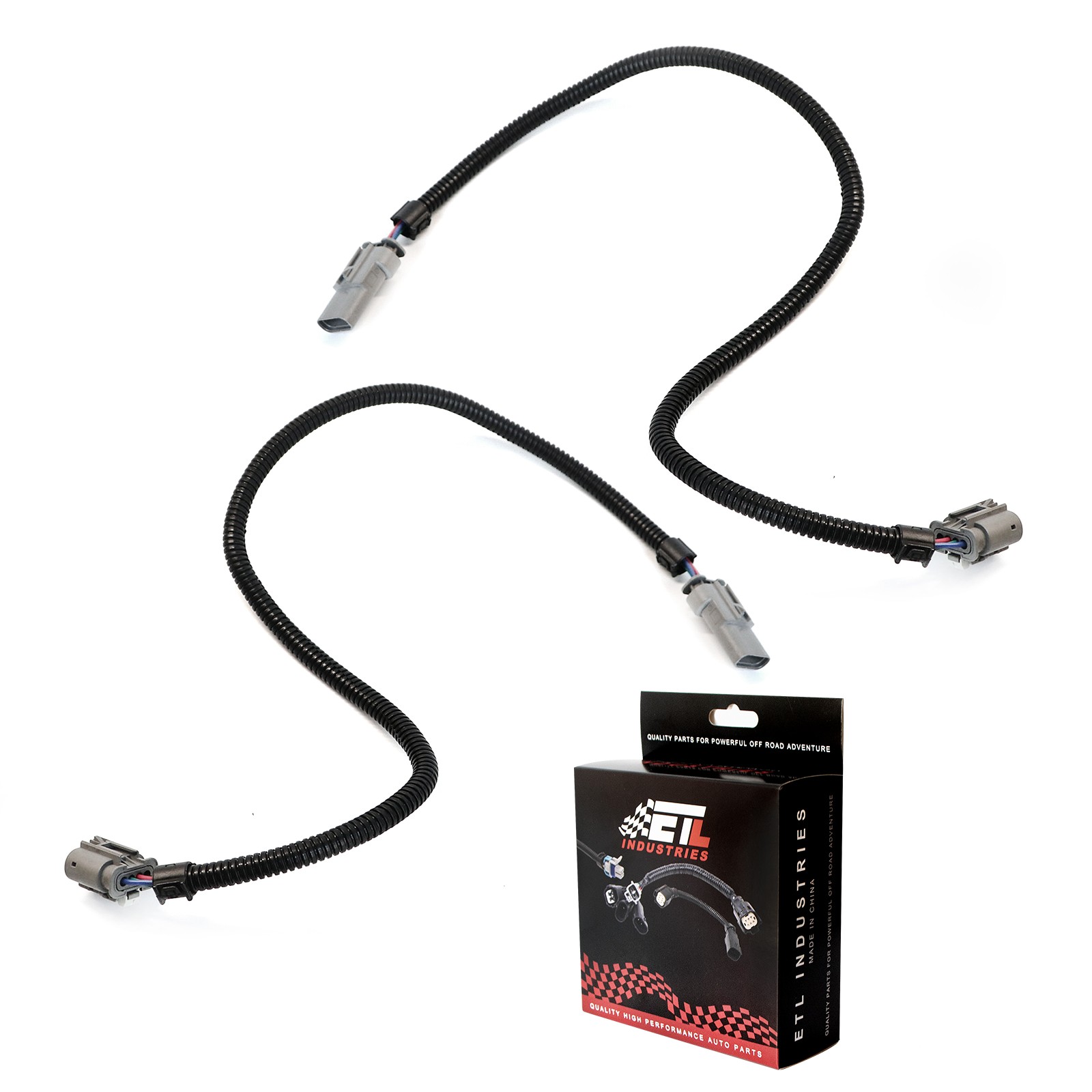 2Pcs 24" Oxygen Sensor Extension Harness Wires Fits C7 Z06 Corvette Camaro