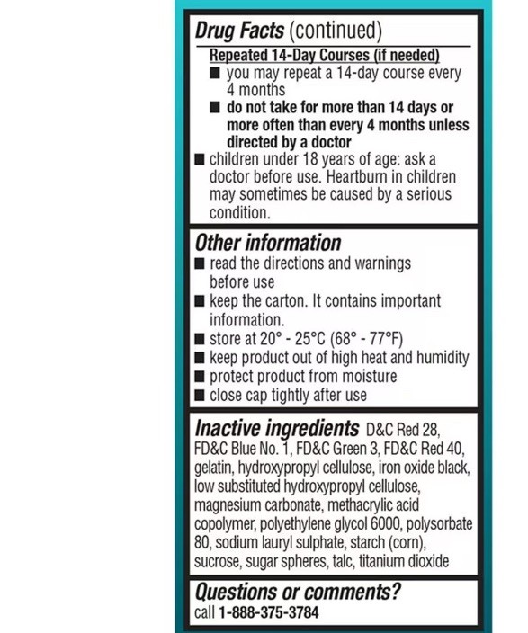 (2) Pack - 24HR Lansoprazole Delayed-Release Capsules, Acid Reducer Exp 10/26