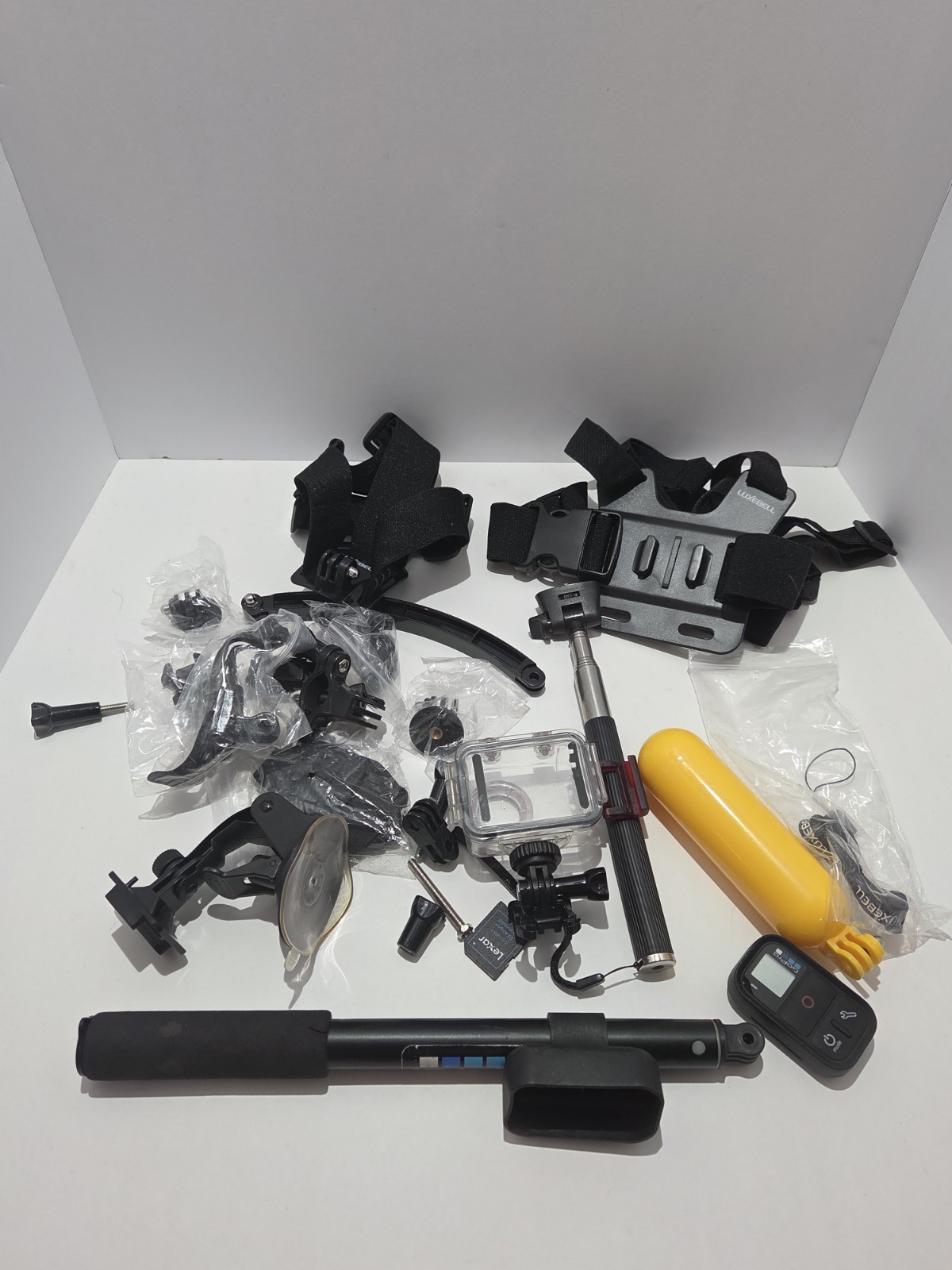 GoPro Action Camera Accessory Kit With Smart Remote Shorty Harness Case