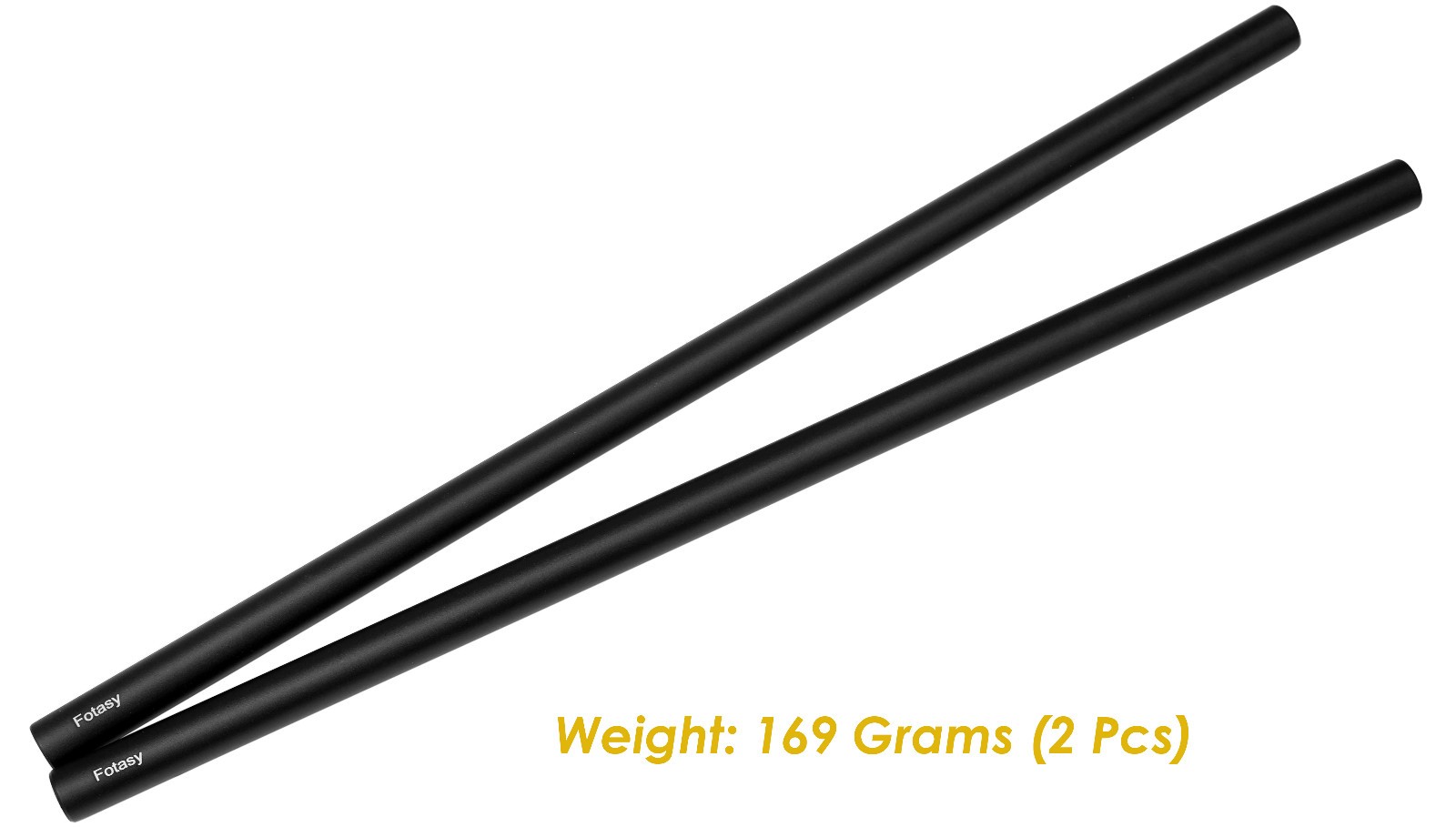 40cm 16" 15mm Rod Support Rail for Rig Follow Focus Mattebox Base Plate x 2pcs