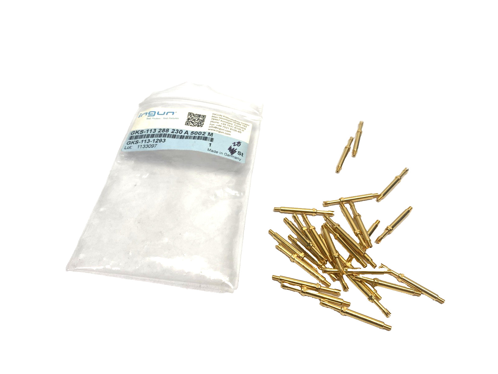 Ingun GKS-113 288 230 A 5002 M Spring Loaded Test Probe GKS-113-1293 LOT OF 28